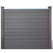 Novo estilo de painel de cerca de ripas WPC painel de esgrima para jardim